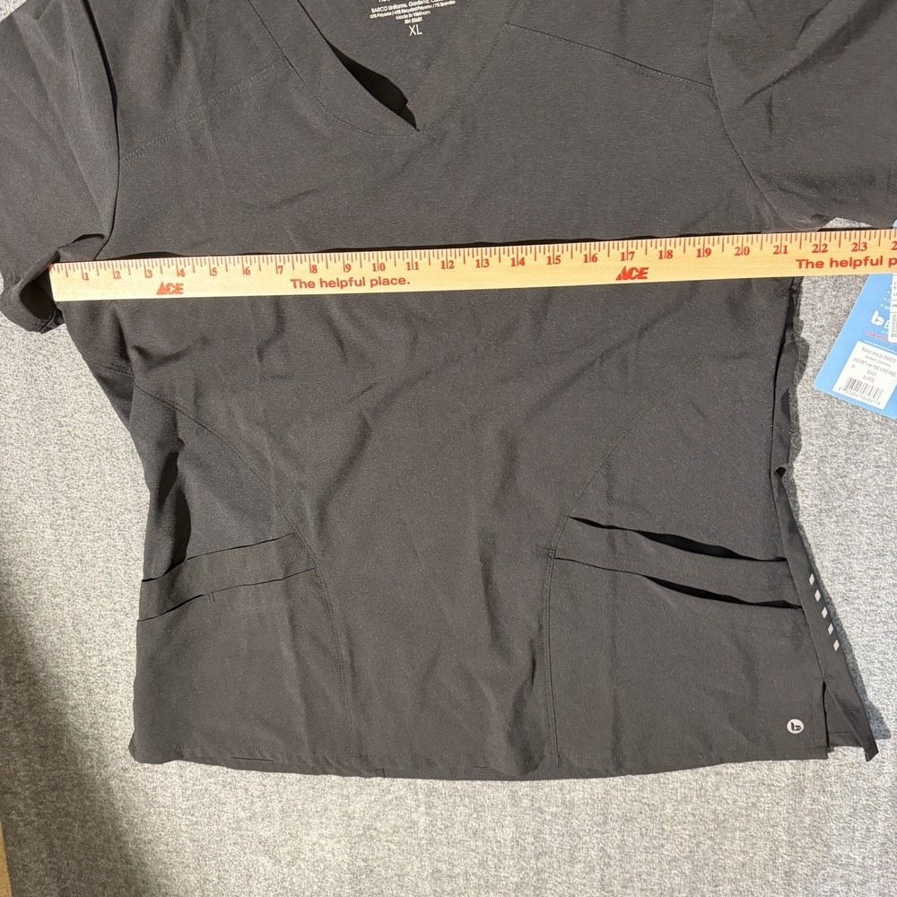 NWT Barco One Women's Pulse Scrub Top V-neck style model 5106, XL, pockets Nurse - Picture 7 of 11